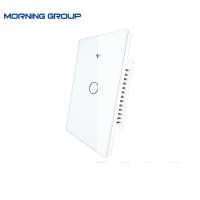 RF433 WiFi Wall Touch Switch No Neutral Wire Needed Wireless Remote Control Smart Single Wire 1 Gang Wall Switch